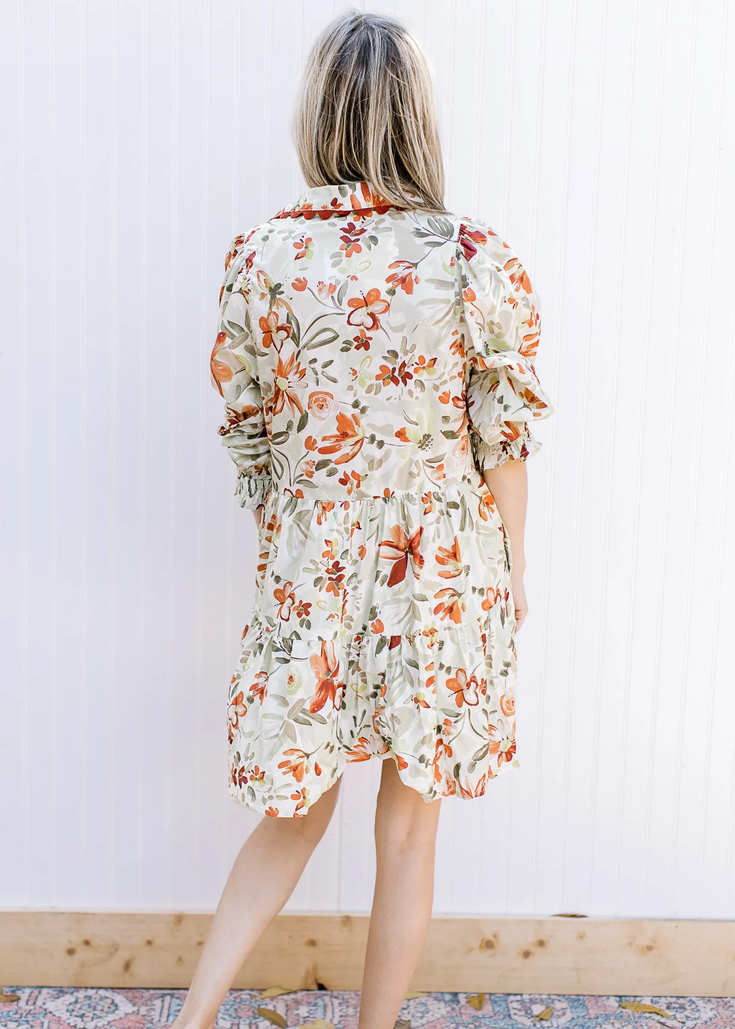 Olive and Rust Dress