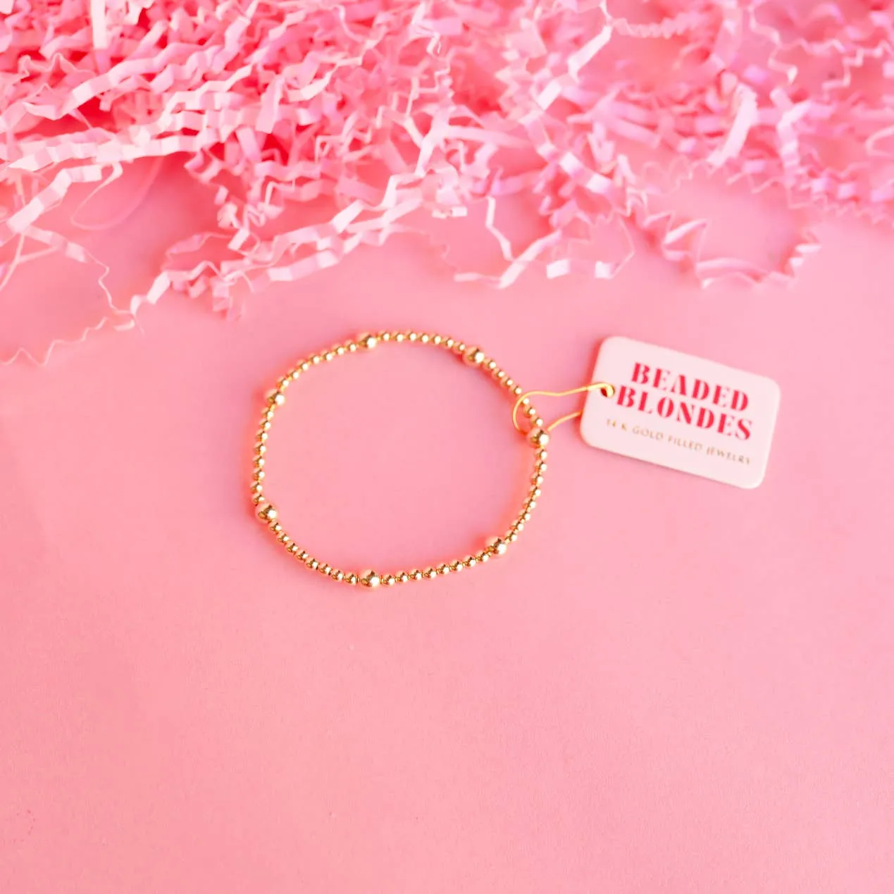 Olive Bracelet in Gold: Extended 7.25 inch
