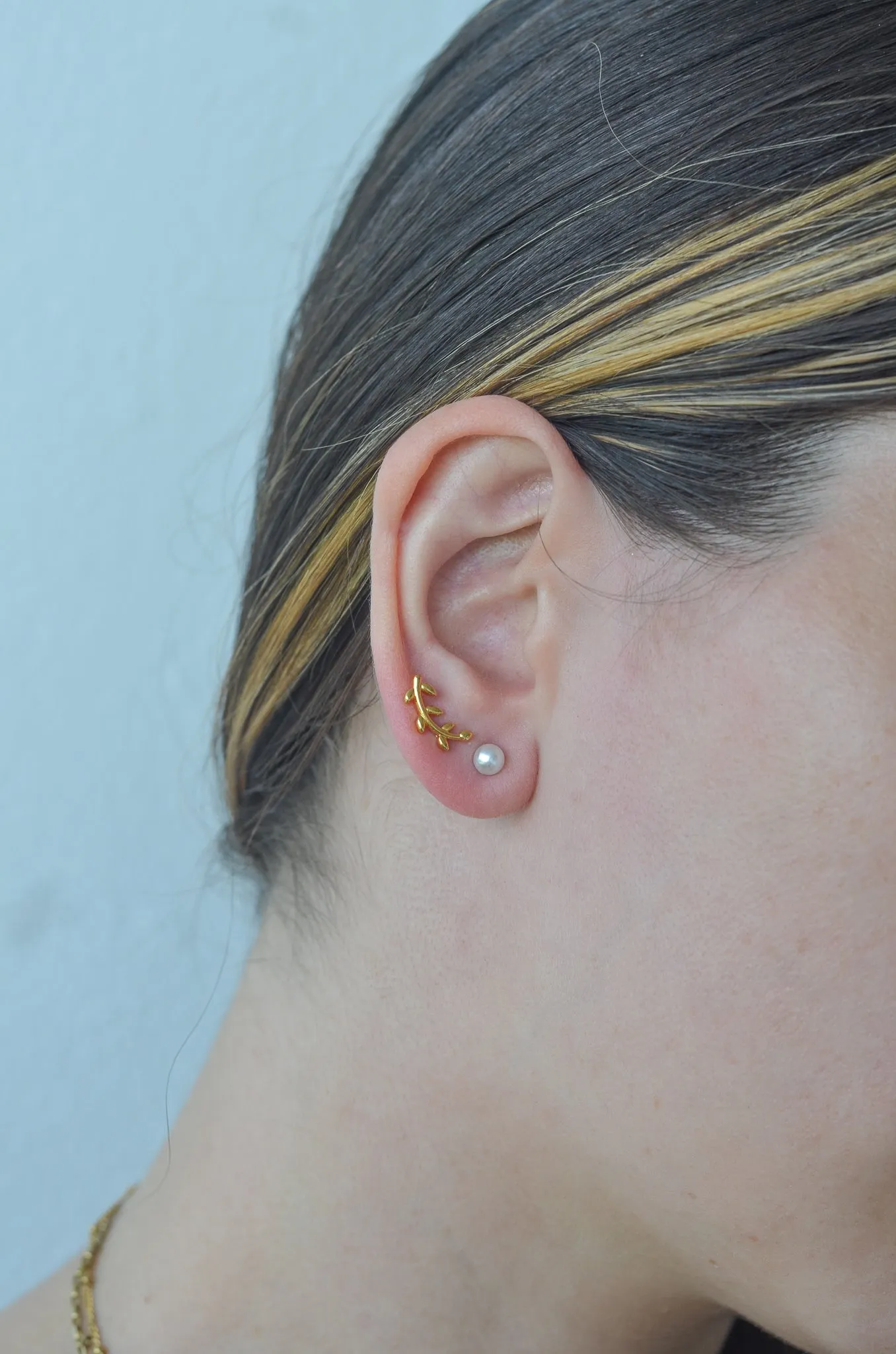 Olive Leaf Earrings