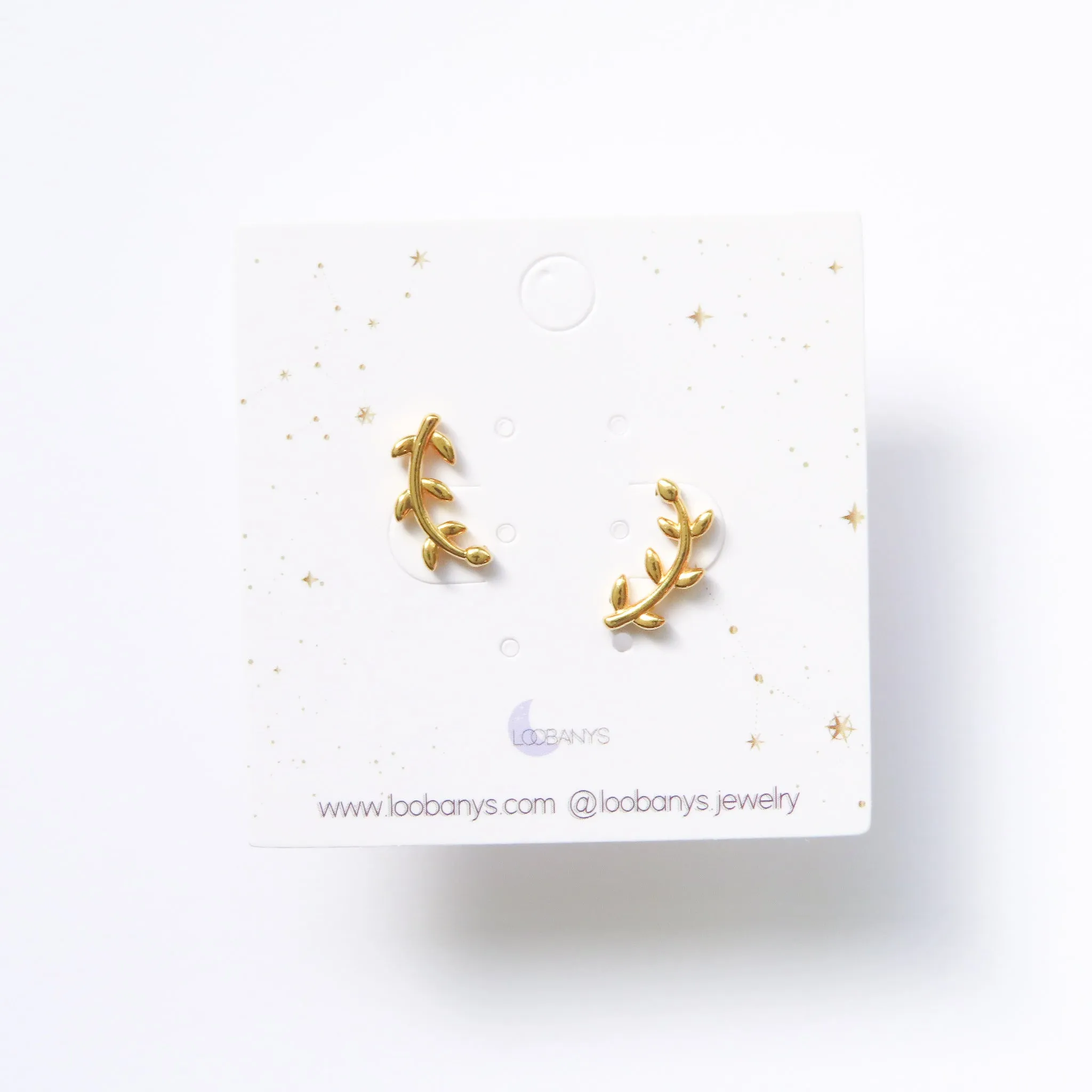 Olive Leaf Earrings