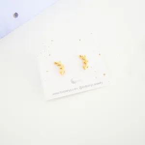 Olive Leaf Earrings