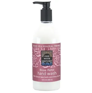 One with Nature Dead Sea Minerals Rose Petal Hand Wash 350mL