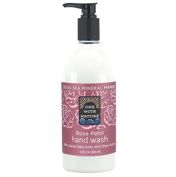 One with Nature Dead Sea Minerals Rose Petal Hand Wash 350mL