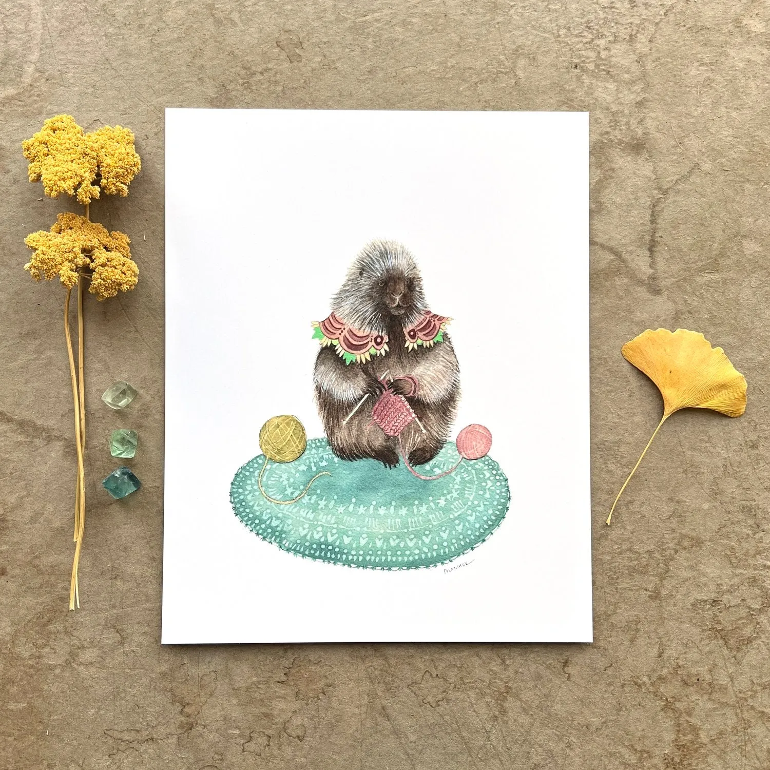 Padma's Knitting 8x10 Print