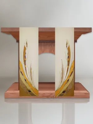 Paintbrush Gold Altar Scarves