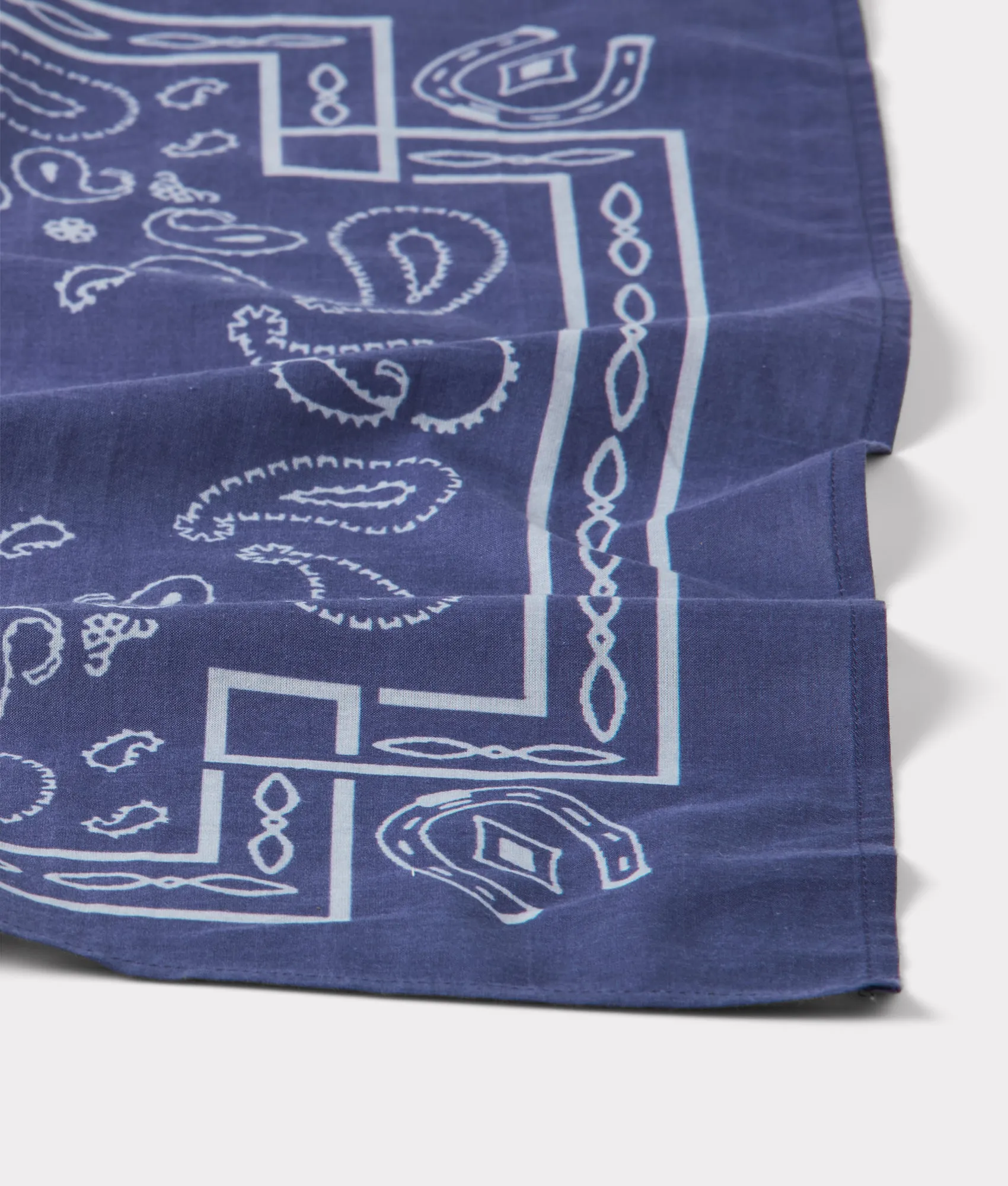 Paisley Bandana :: Navy/Grey