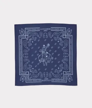 Paisley Bandana :: Navy/Grey