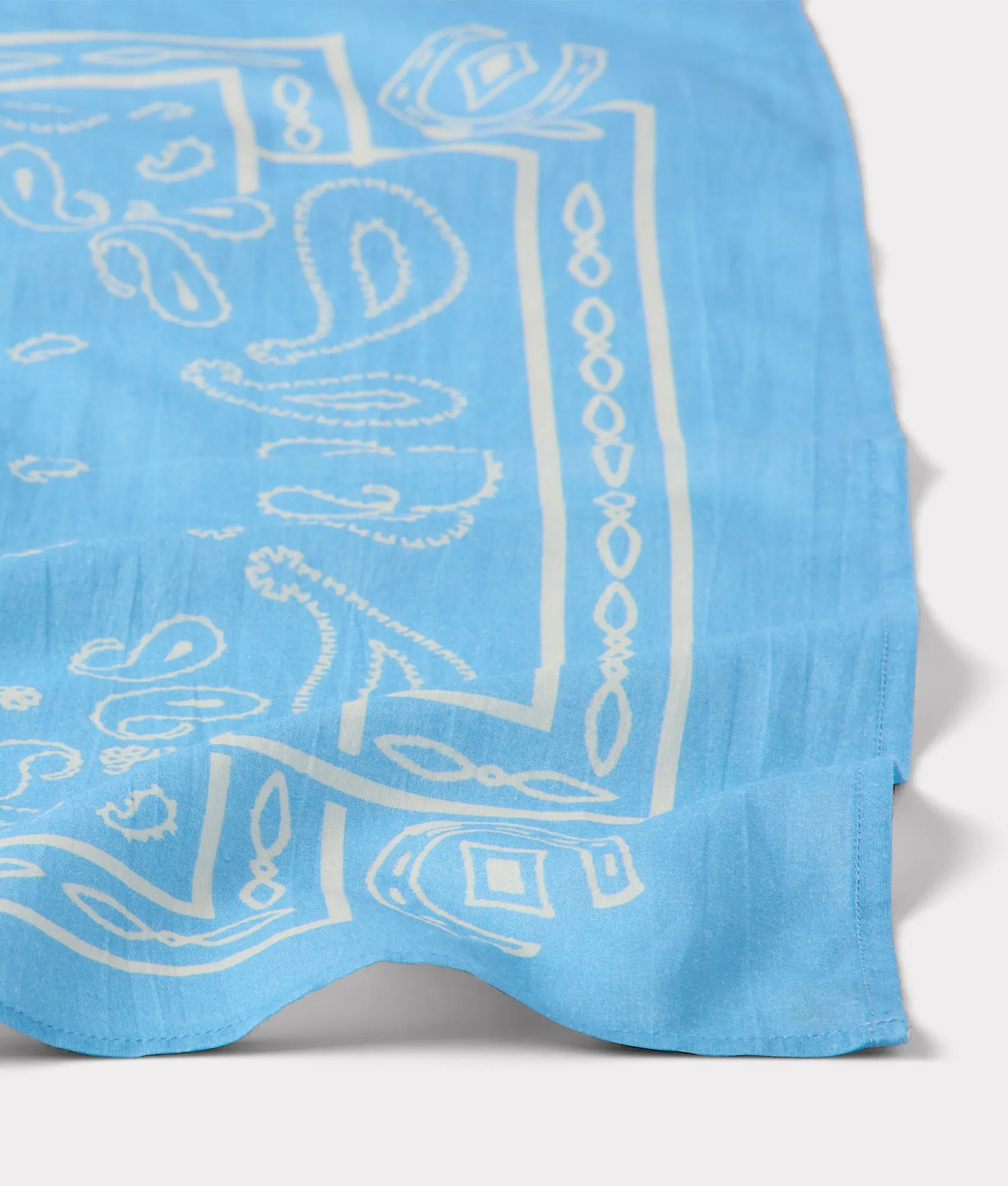 Paisley Bandana :: Sky Blue