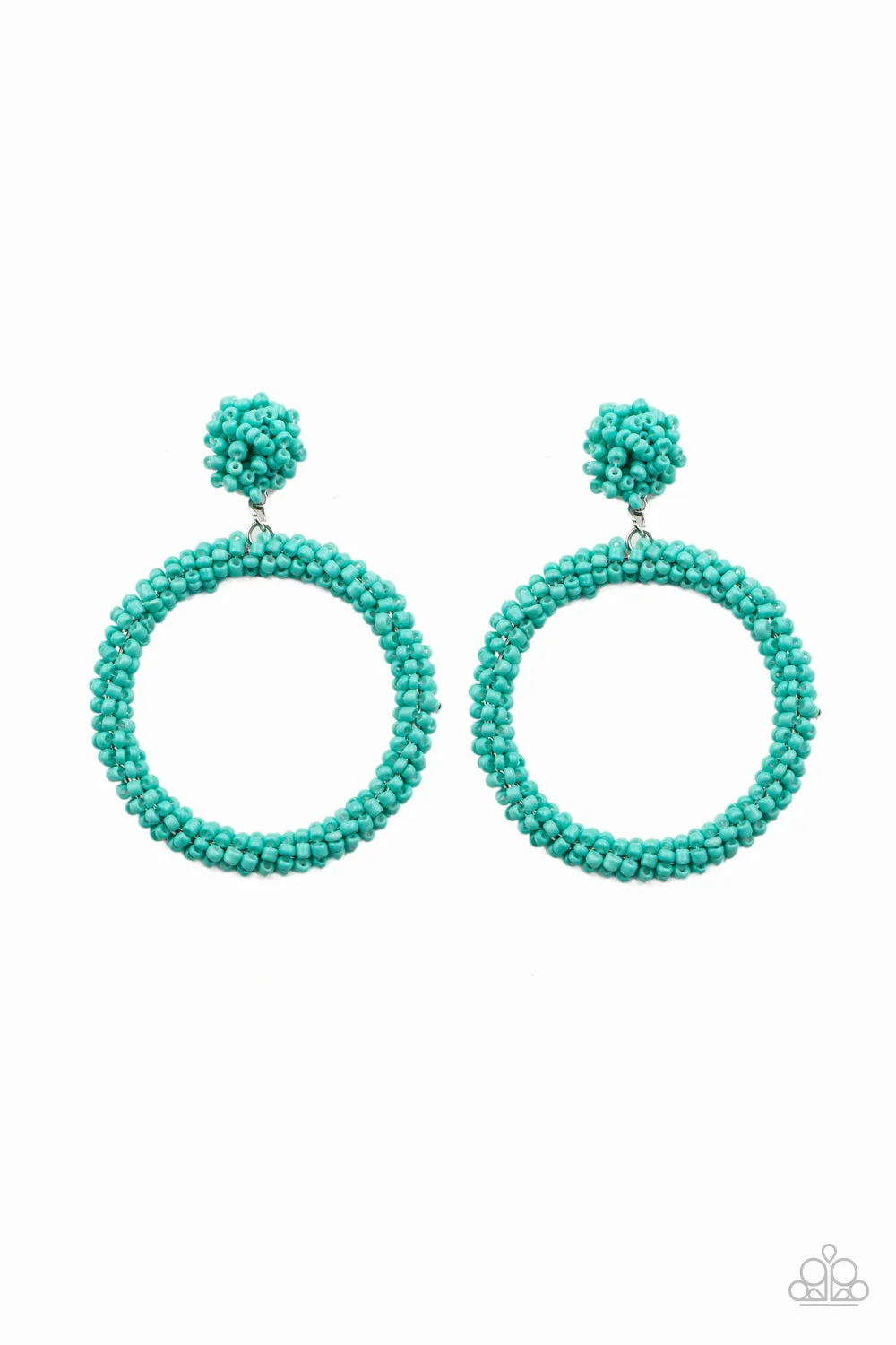Paparazzi - Be All You Can BEAD - Blue Earring