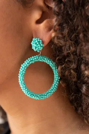 Paparazzi - Be All You Can BEAD - Blue Earring