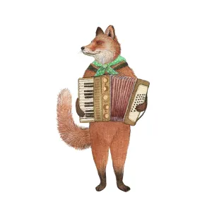 Papa's Accordion 8x10 Print
