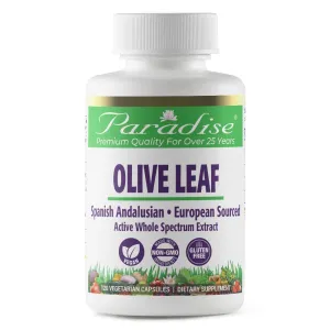 Paradise Herbs - Cápsulas vegetarianas de hoja de oliva, O773, 1