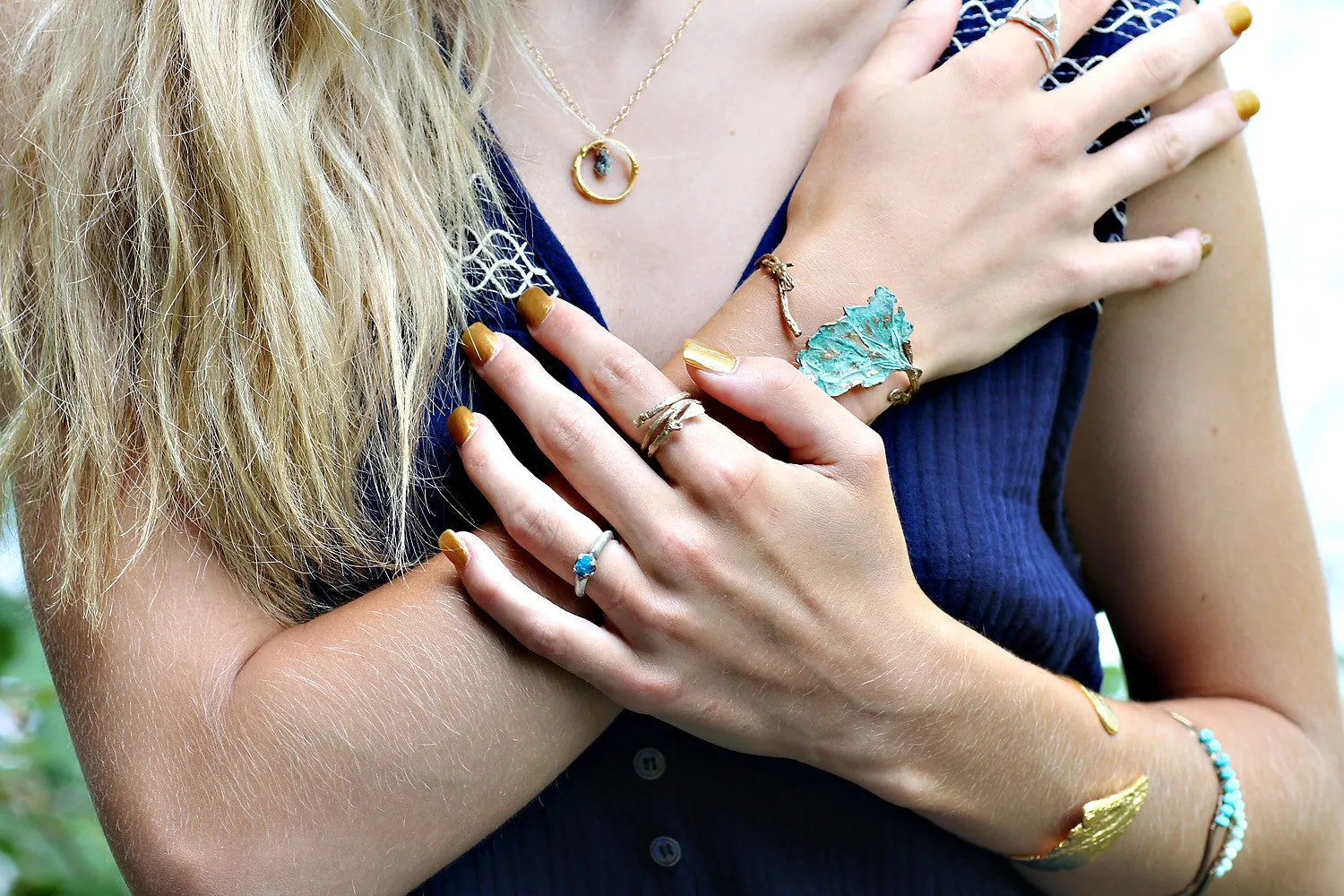 Patina Botanical Bracelet