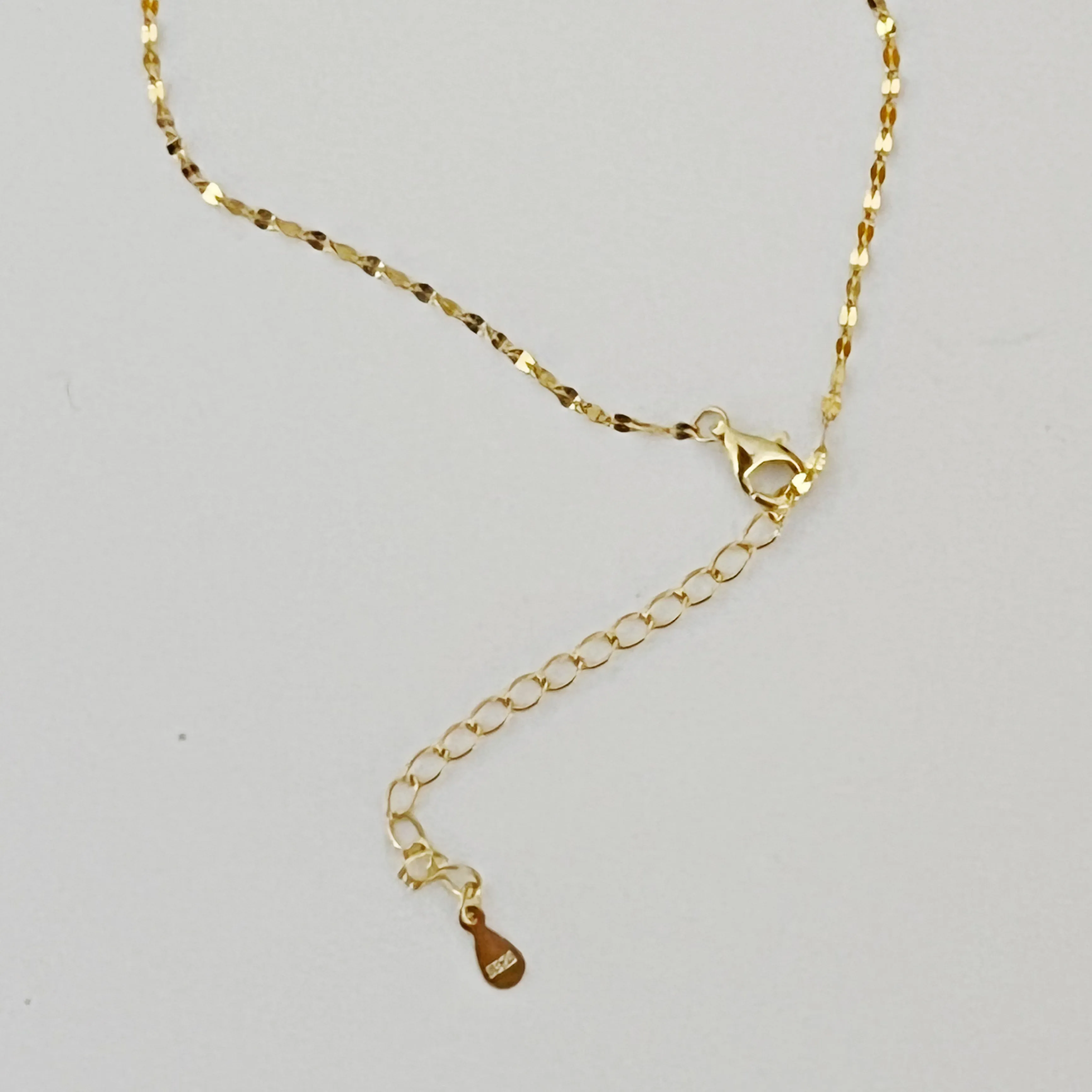 Pearl/CZ Virgin Mary Medallion Necklace - Gold