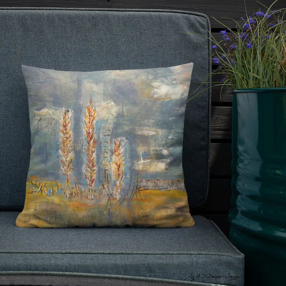 Prairie Poplars - Artful Pillow