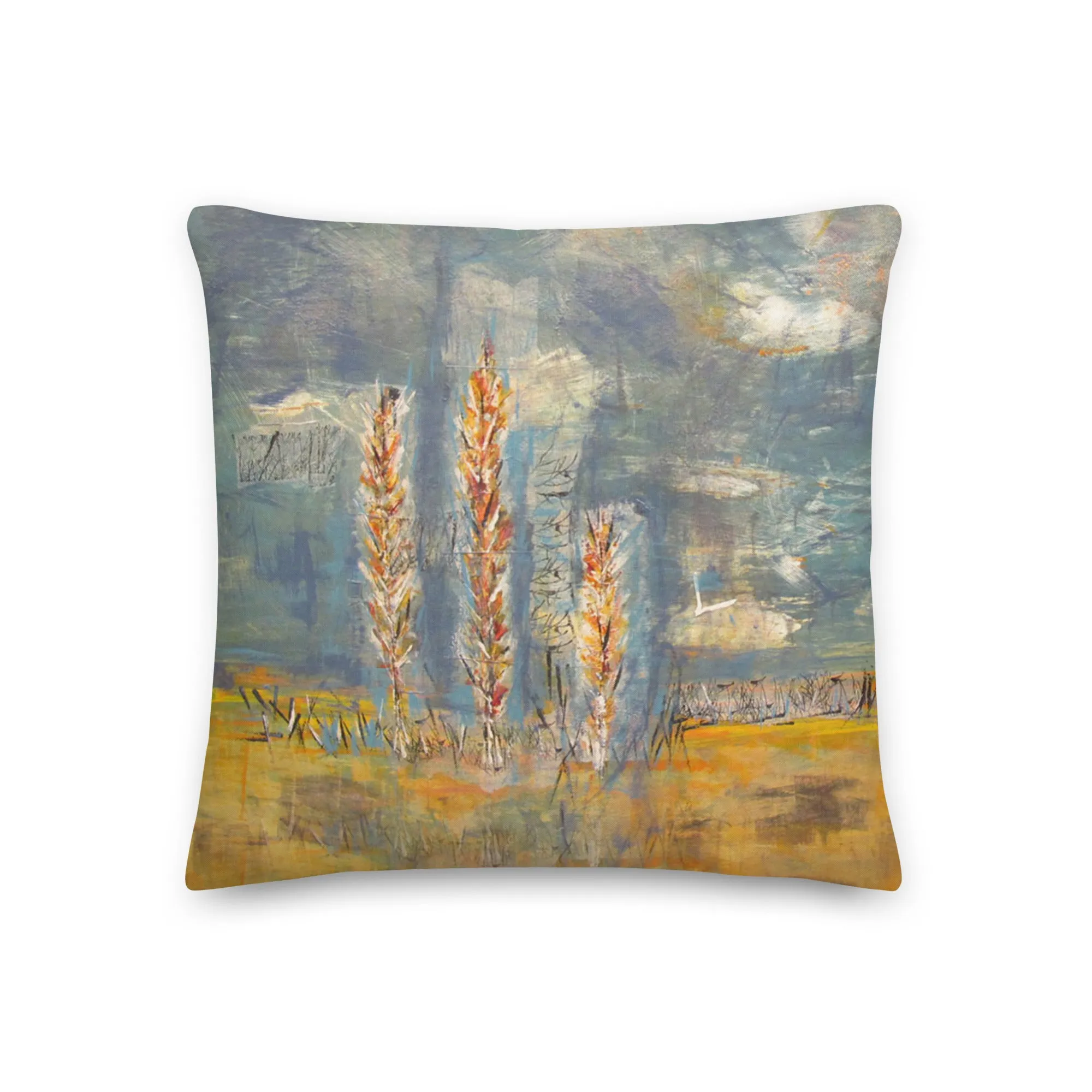 Prairie Poplars - Artful Pillow