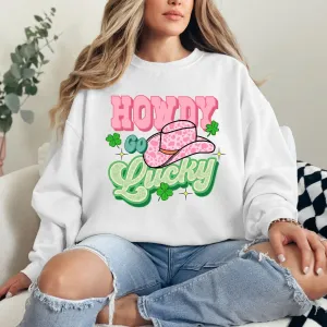 PREORDER: Howdy Go Lucky Graphic Sweatshirt (Ships in 1-2 Weeks)