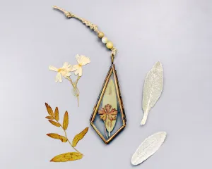 Pressed Leaf Pendant #1
