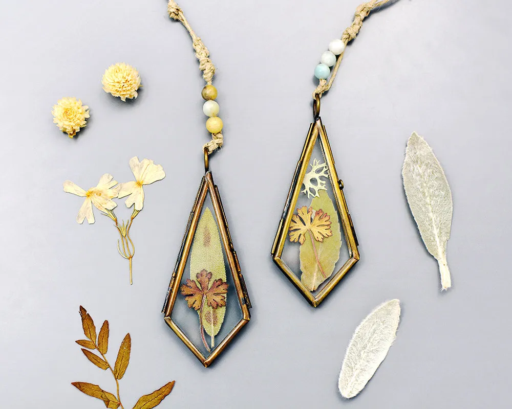 Pressed Leaf Pendant #1