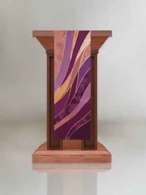 Purple Water (B) Lectern Hanging