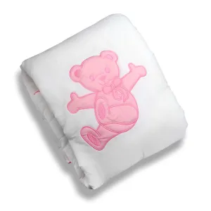 Quilted Crib Puff Baby Blanket