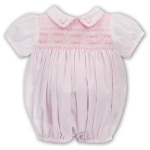 "Annabelle" Pink Smocked Romper