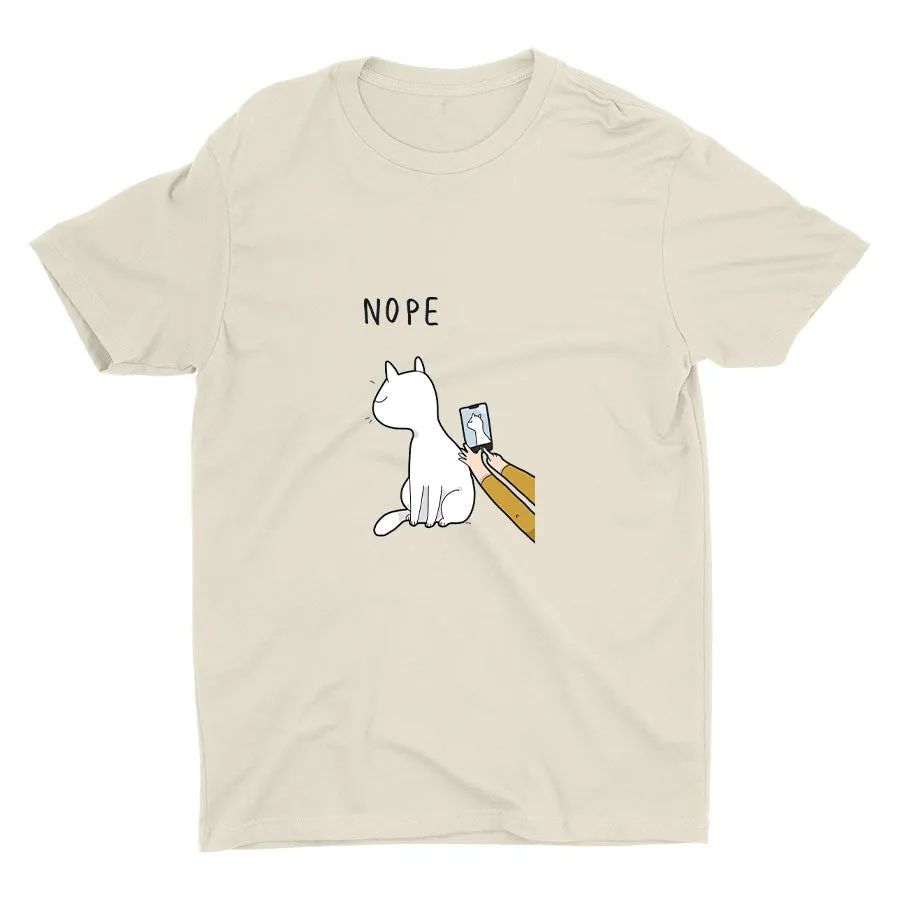 "TAKE A PHOTO PLEASE" "NOPE" Cotton Tee