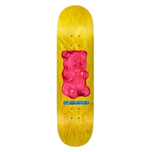 Real 8.25" Hermann Fun Bear Skateboard Deck - Yellow