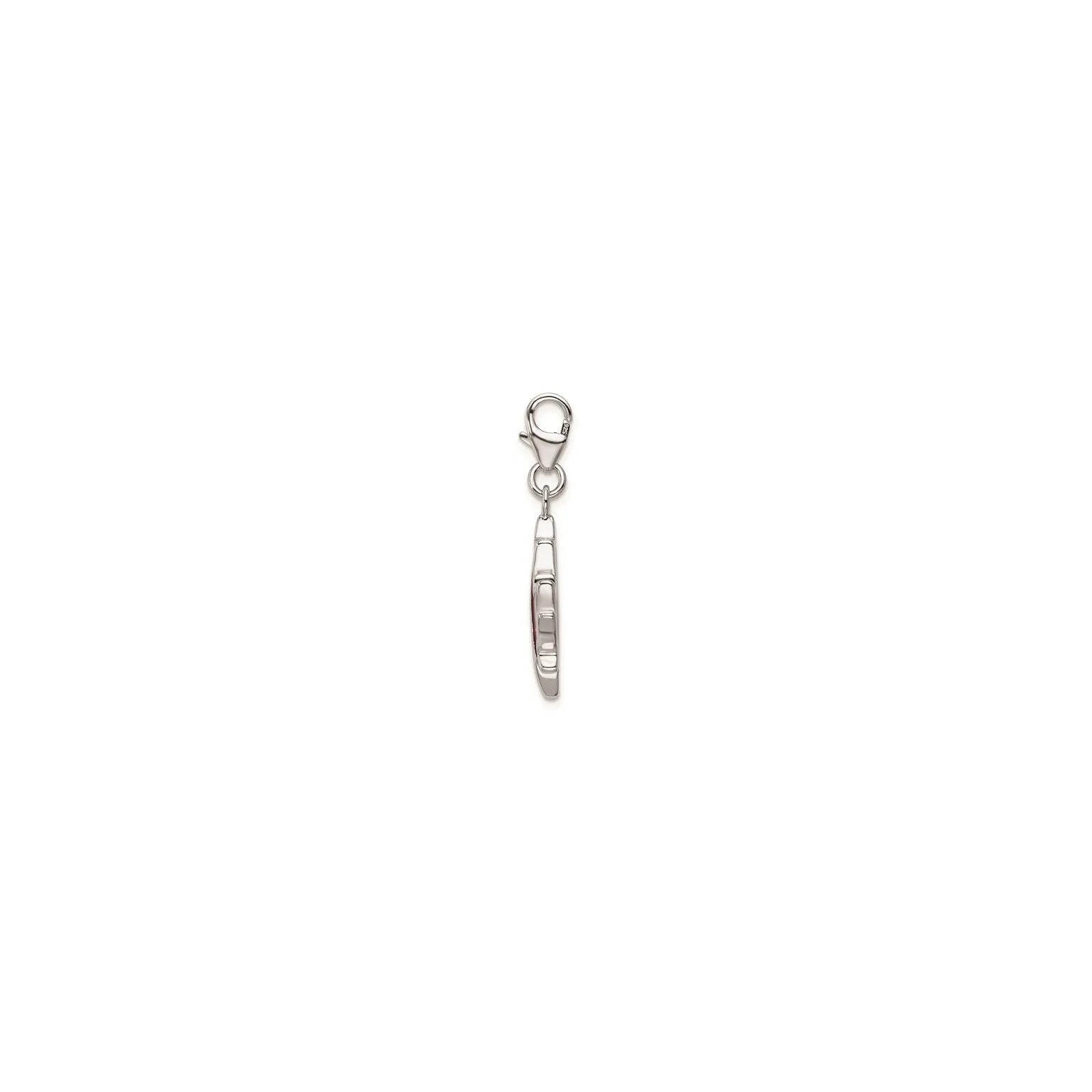 Red Maple Leaf Charm (Silver)