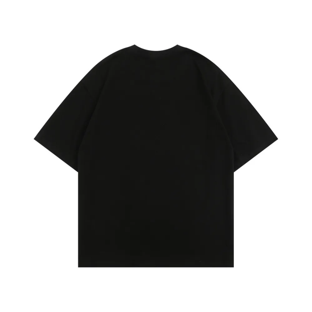 Retro Dark Love Skull Head Graphic T-Shirt