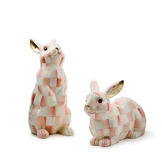 Rosy Check Resting Bunny by Mackenzie Childs