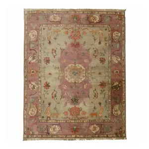 Rustic Heritage Hand Knotted Area Rug