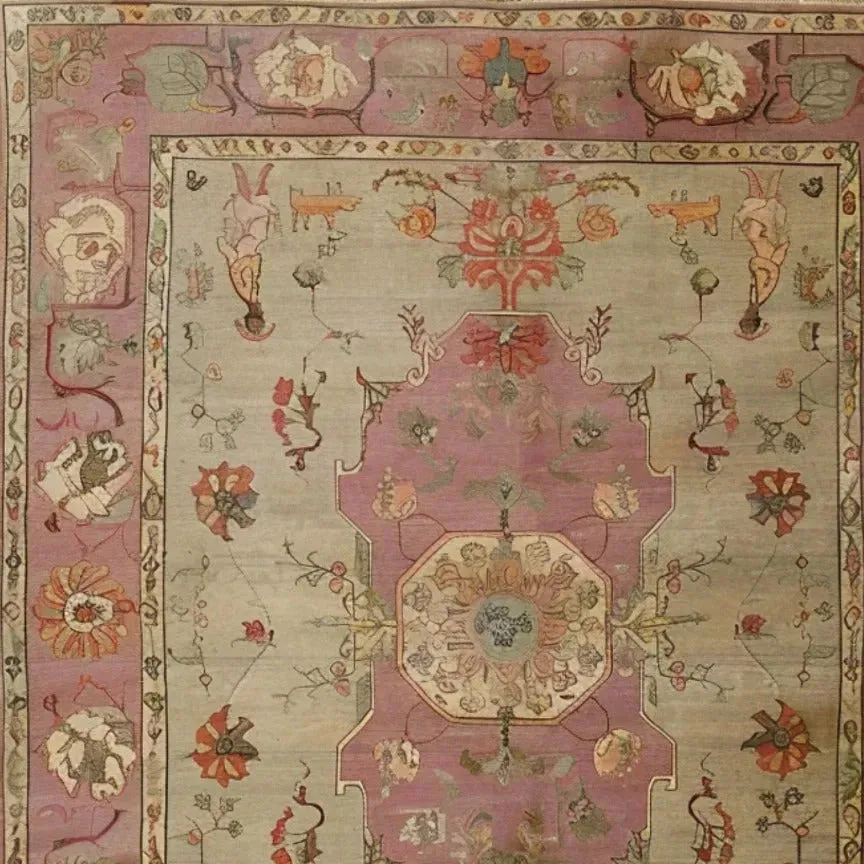 Rustic Heritage Hand Knotted Area Rug