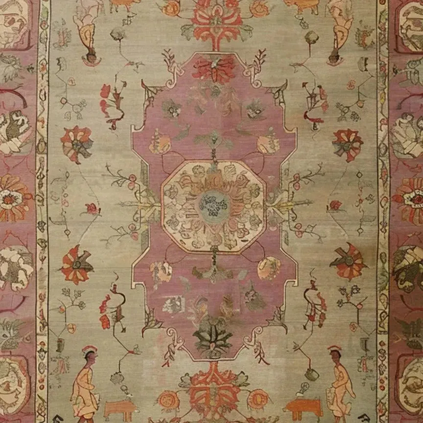 Rustic Heritage Hand Knotted Area Rug