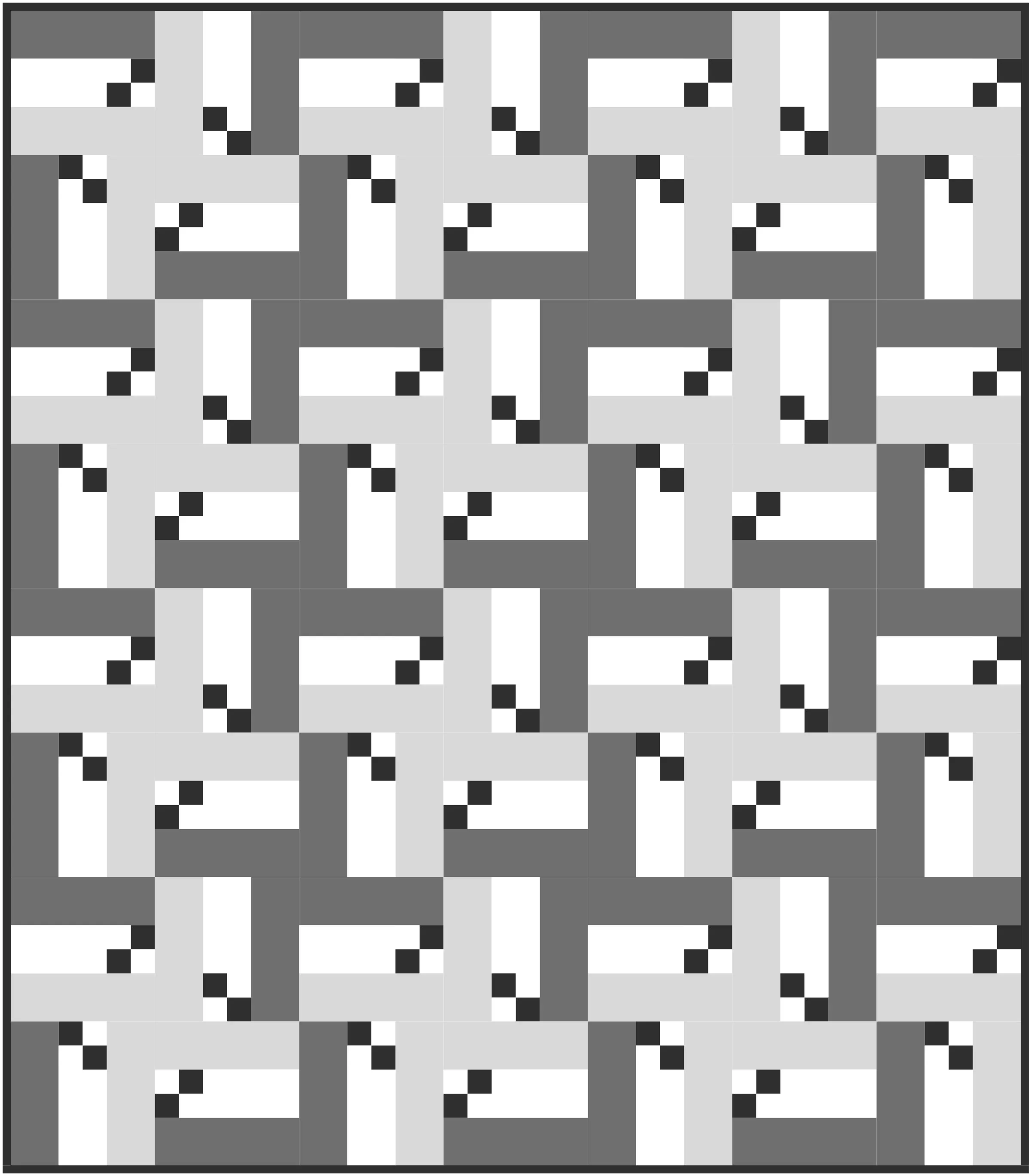 Shift Quilt Block Pattern