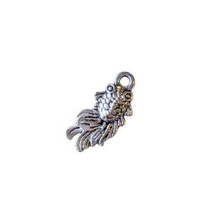 Silver Tiny Koi Fish Charm
