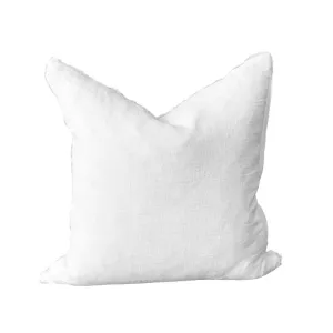 Small Light Ivory Lina Linen Pillow
