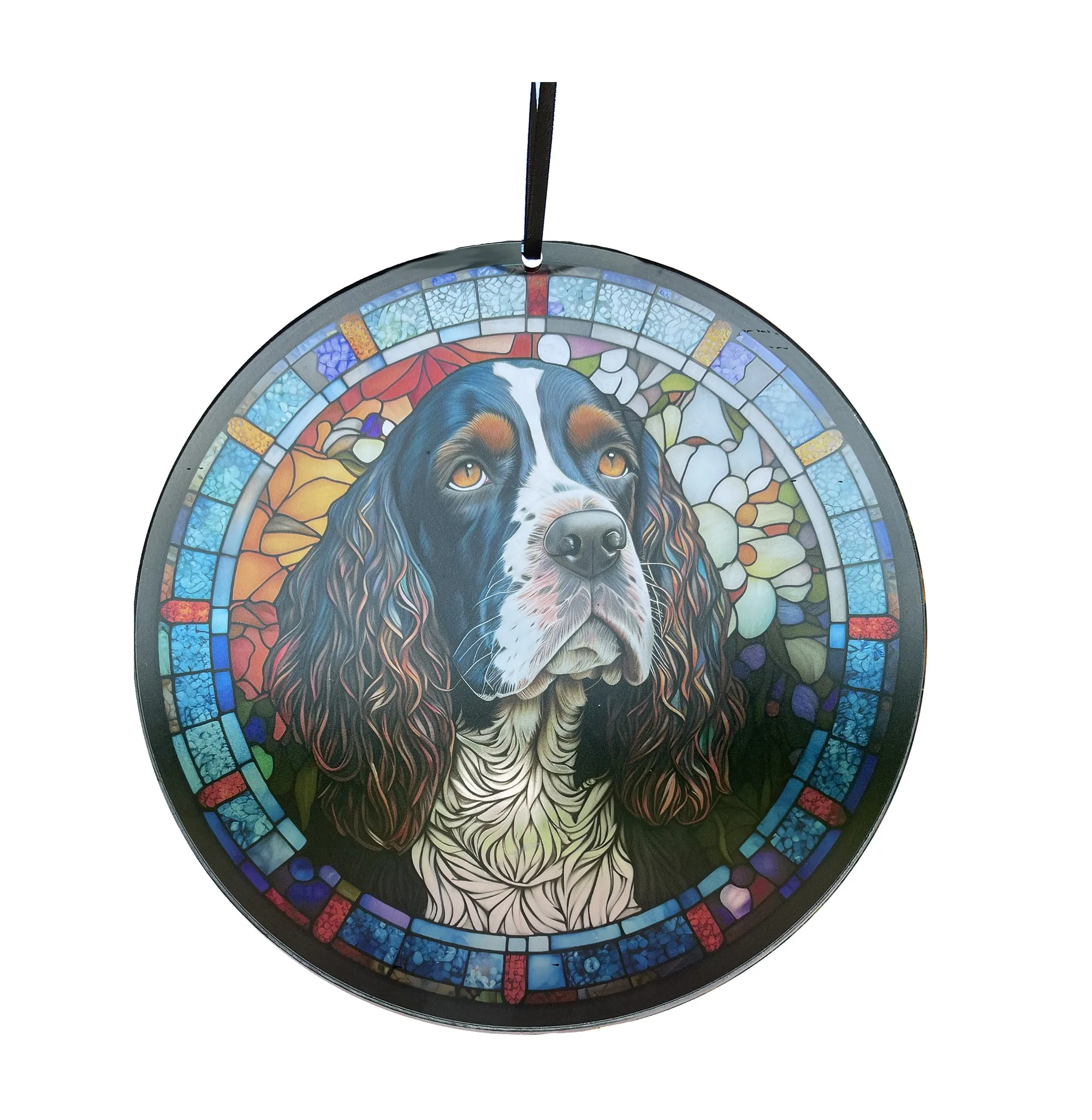 Springer Spaniel, Acrylic Window Ornament #SC155
