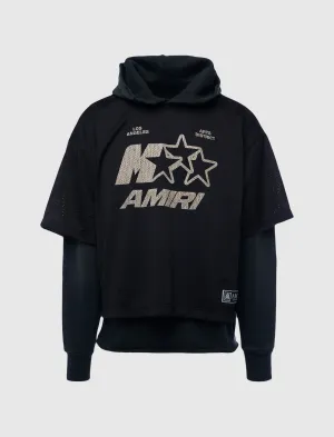 STAR MESH HOODIE