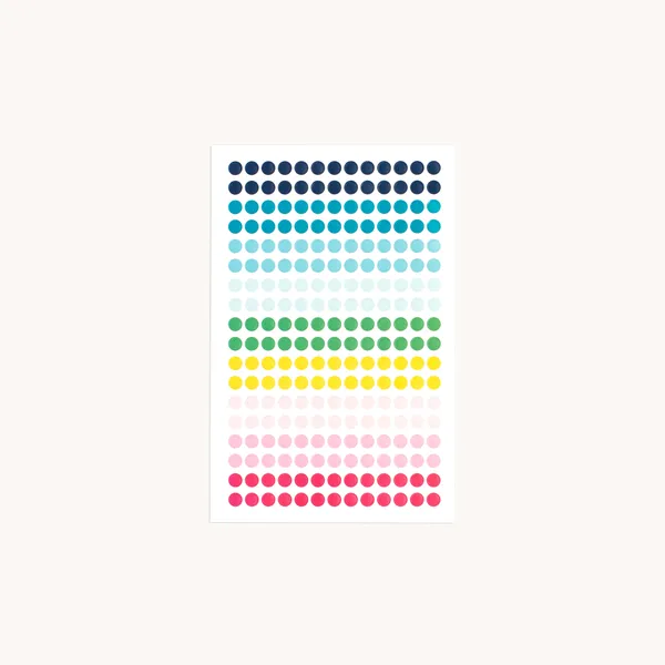 Sticker Set - Bold Color-Coding