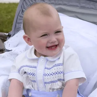 Striped Smocked Set