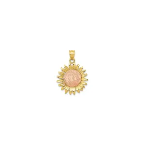 Sunflower Pendant (14K)