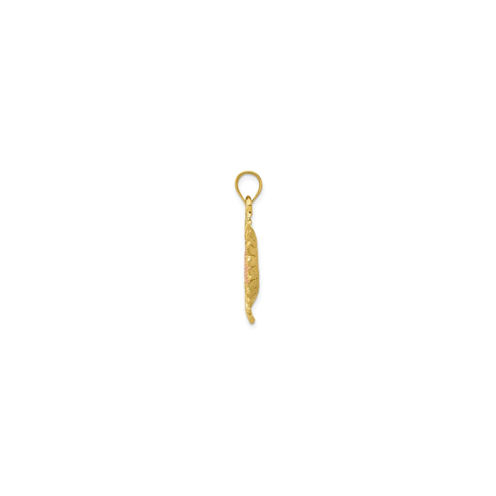 Sunflower Pendant (14K)