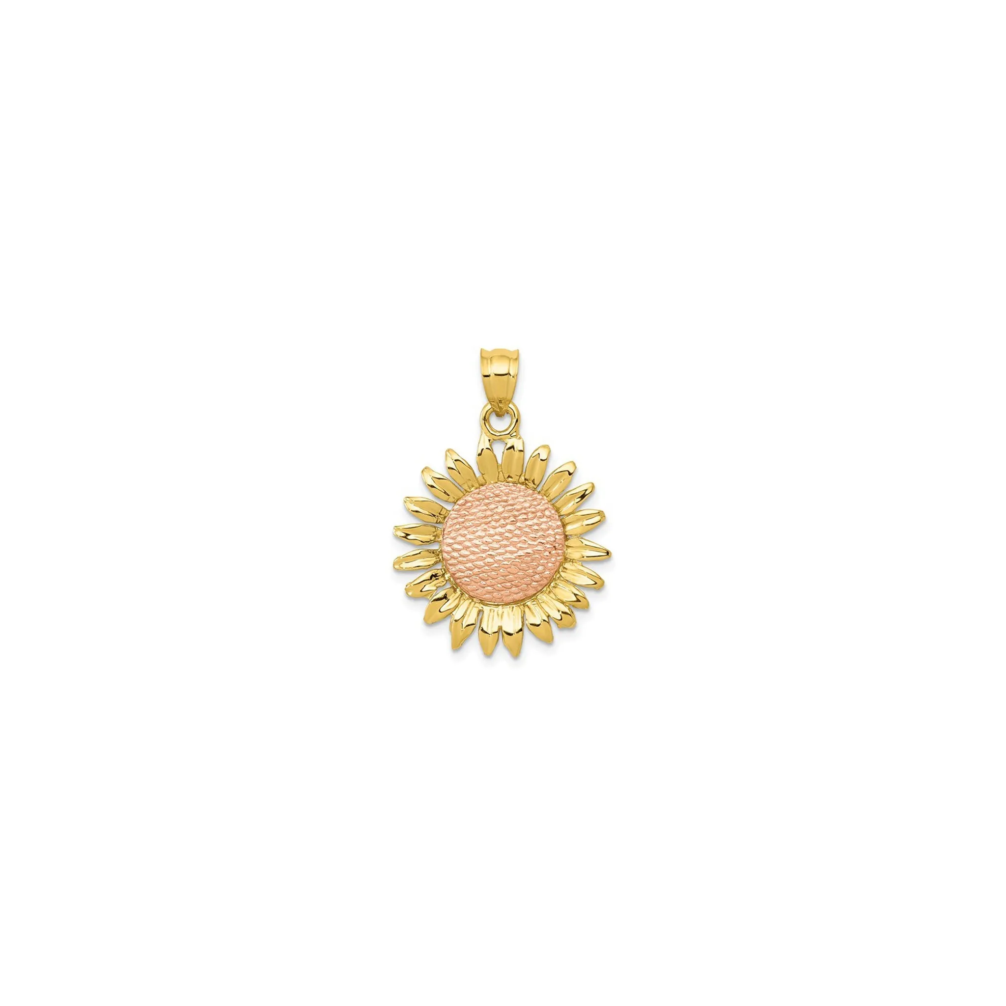 Sunflower Pendant (14K)