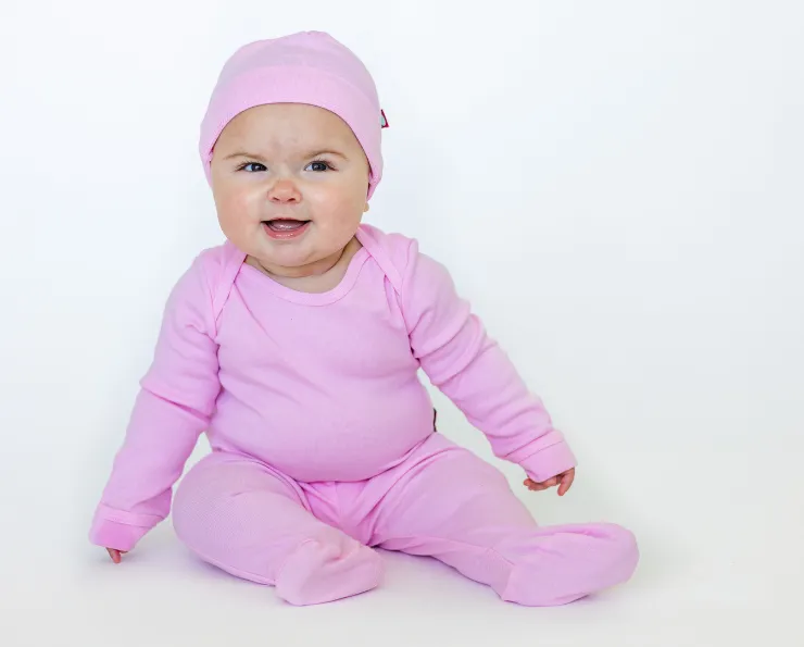 Super-Soft Organic Cotton Baby Rib Beanie Hat| Turquoise