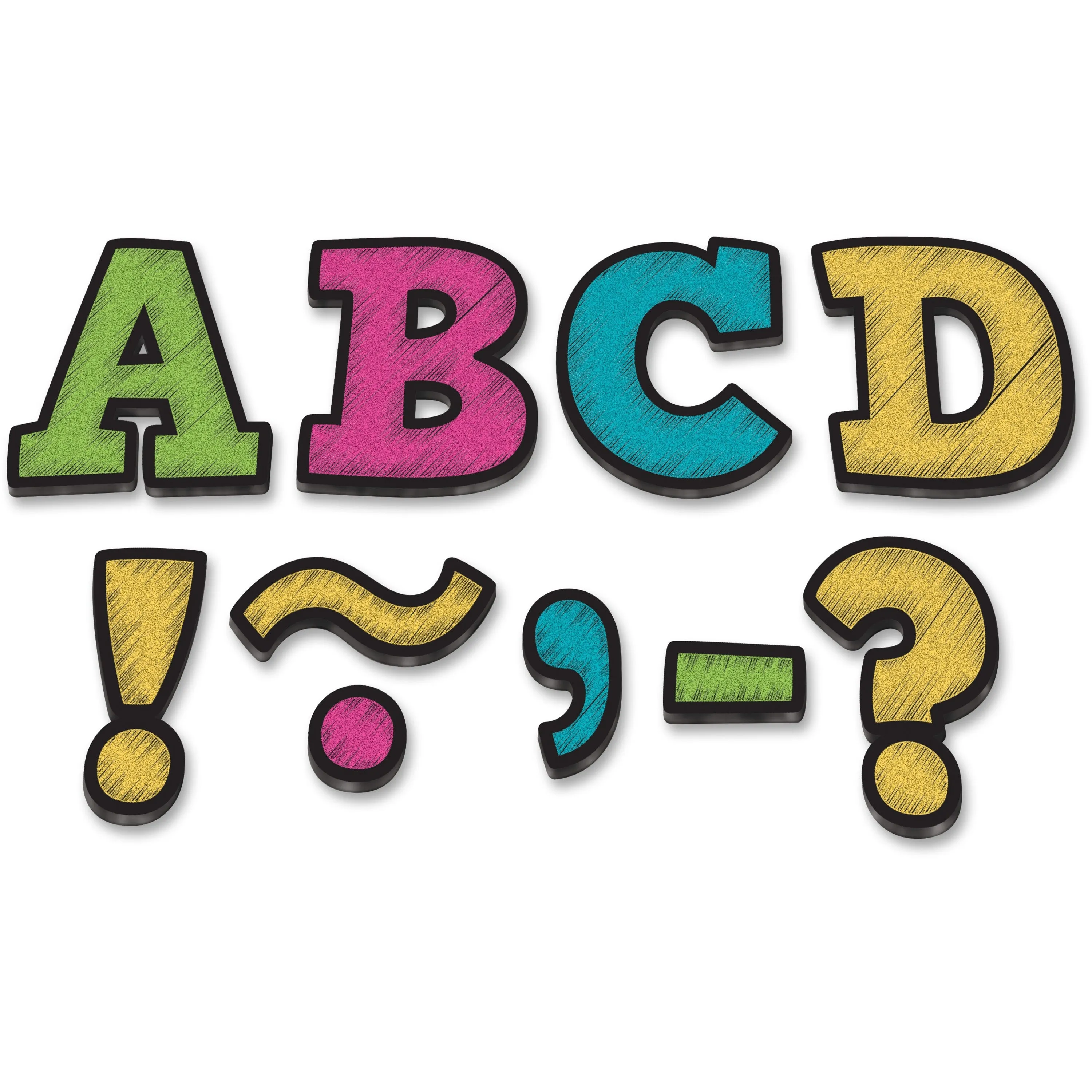Teacher Created Resources 3" Bold Block Magnet Letters