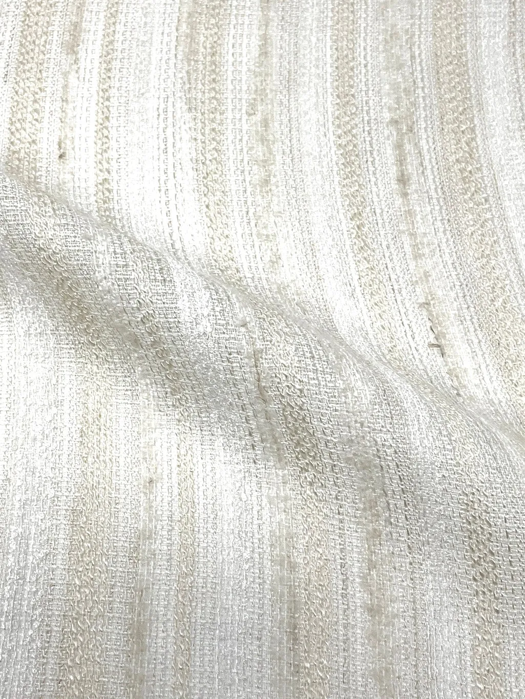 Textured Embroidery Blend Linen Fabric By The Yard/CL1098