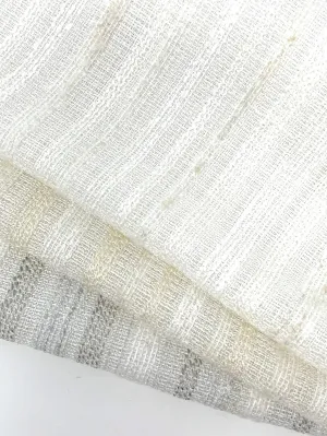 Textured Embroidery Blend Linen Fabric By The Yard/CL1098