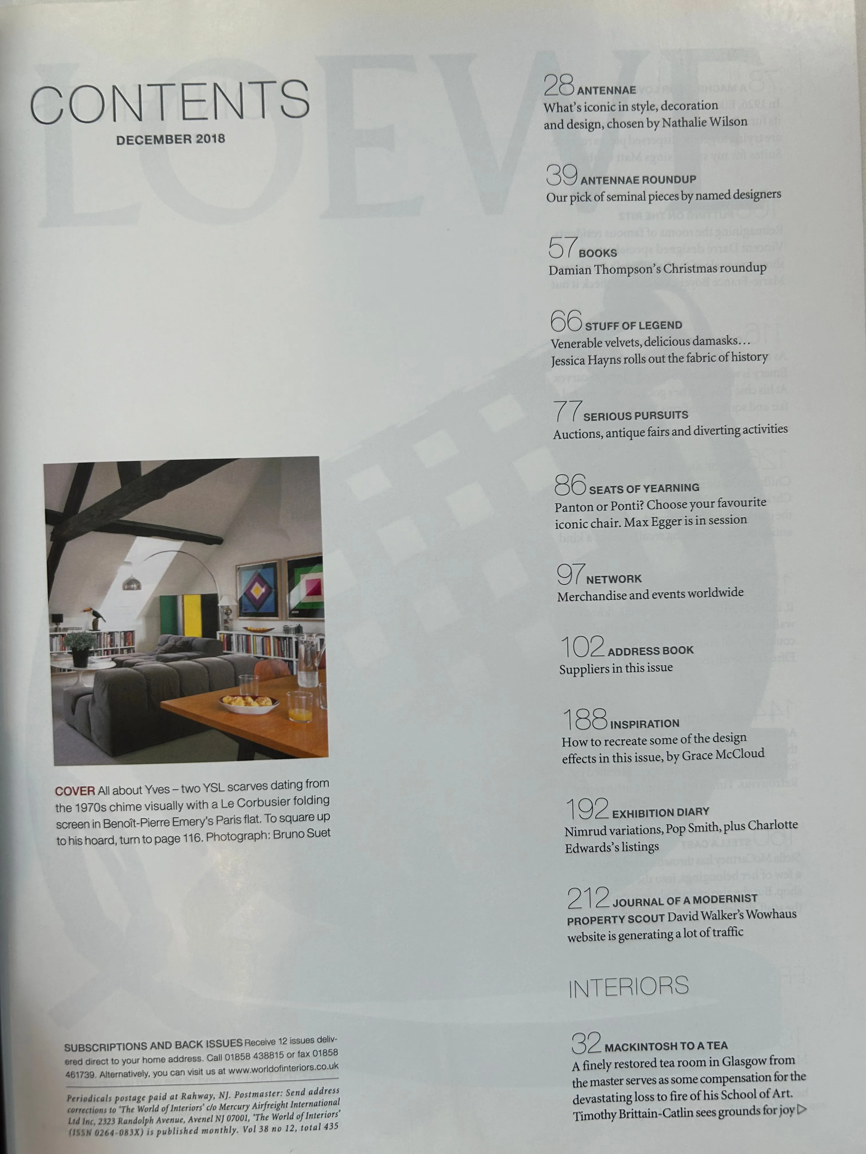 The World of Interiors - December 2018