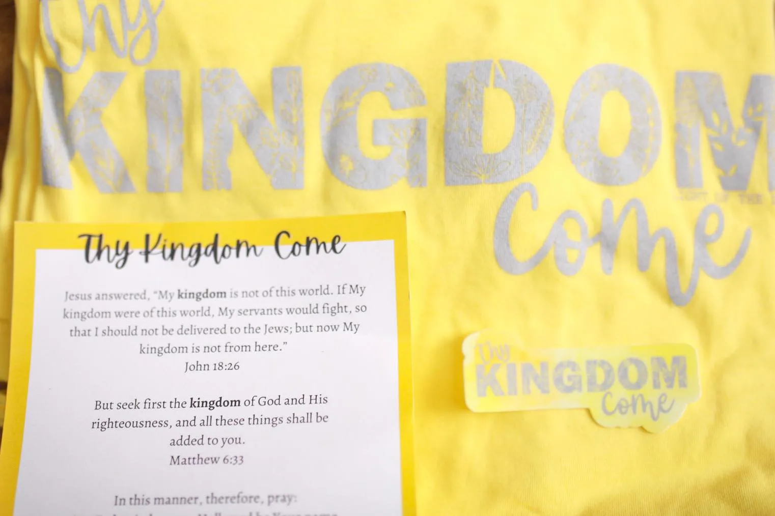 Thy Kingdom Come Tee
